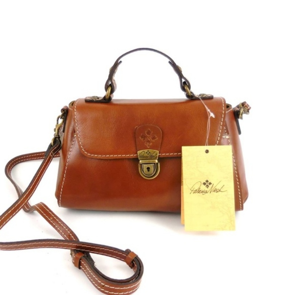 Patricia Nash Satchel Tan, Italian Leather bag